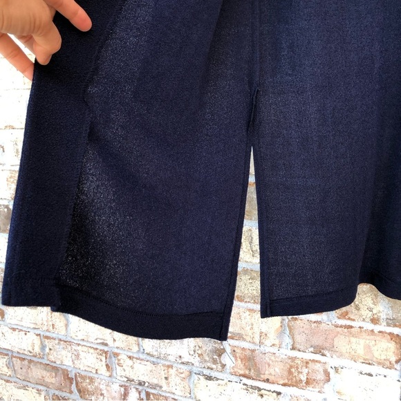 rabbit rabbit rabbit Designs 43N72Q60 Made USA Vintage Navy Long Over Dress 16P - Picture 4 of 12